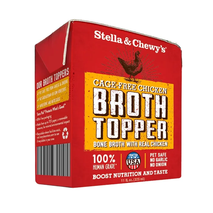 STELLA & CHEWY’S Chicken Broth Topper 11oz CASE/12