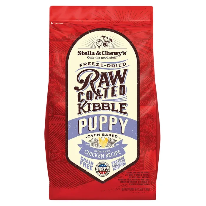 STELLA & CHEWY’S Dry Puppy Food Raw Coated Chicken With Grains