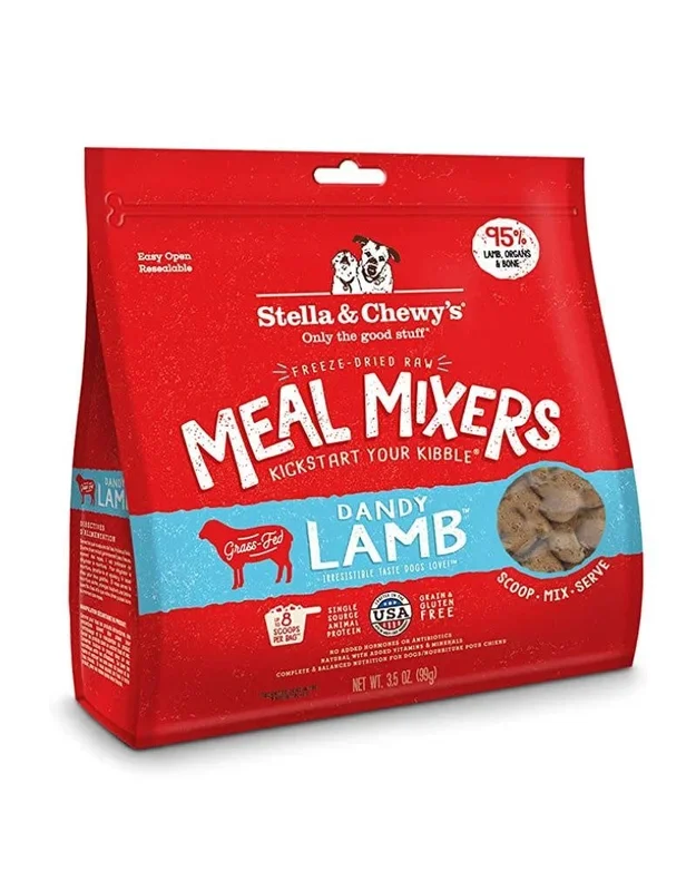 STELLA & CHEWY’S Freeze-Dried Dog Food Meal Mixers Dandy Lamb