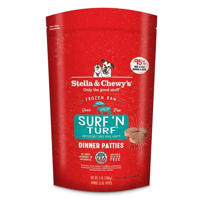 Stella & Chewy’s Frozen Raw Surf & Turf for Dogs