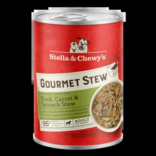 Stella & Chewy’s Gourmet Stew for Dogs with Duck, Carrot & Spinach 12.5oz