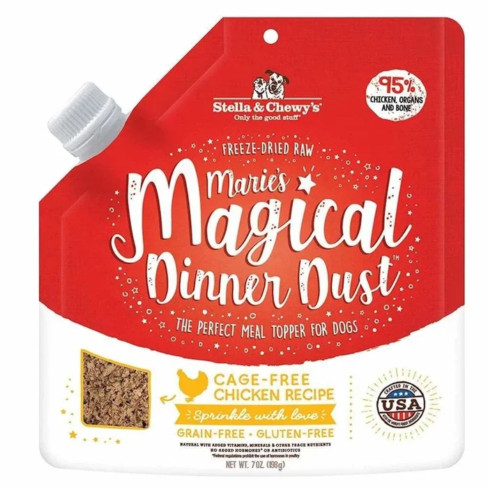 STELLA & CHEWY’S Magical Dinner Dust Cage-Free Chicken for Dogs 7oz