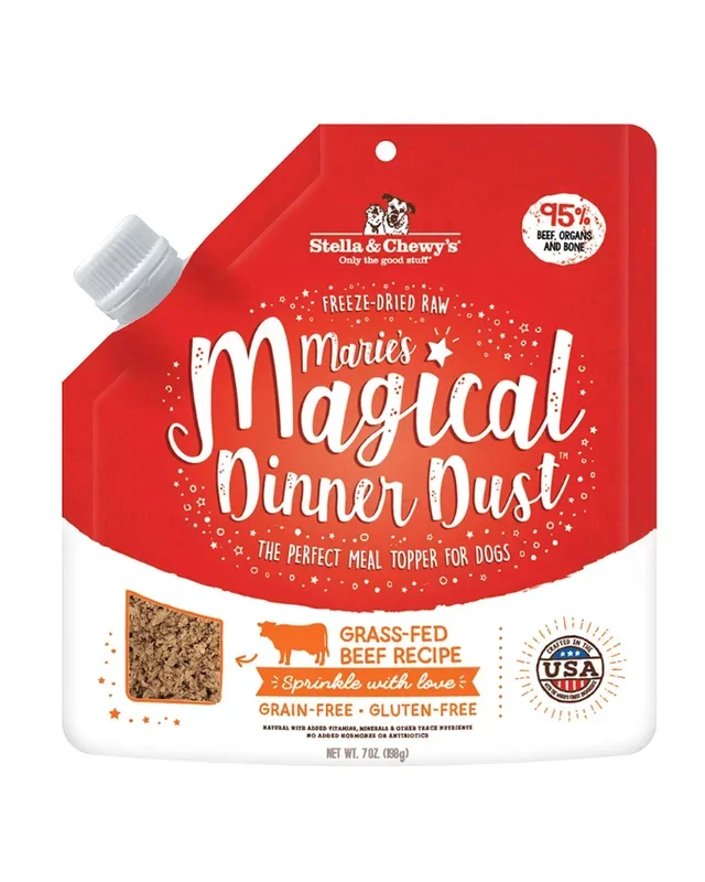 Stella & Chewy’s Magical Dinner Dust Meal Topper – Grass Fed Beef 7oz