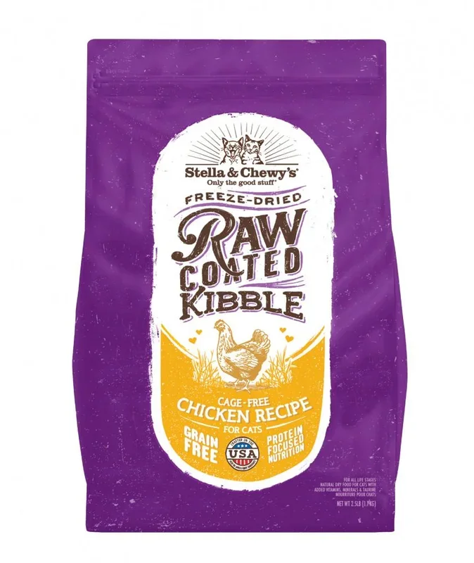 Stella & Chewy’s Raw Coated Kibble Cage Free Chicken Recipe Dry Cat Food