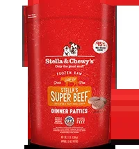 Stella & Chewys Dog Frozen Super Beef Dinner Patties