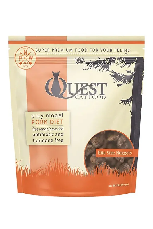 Steve’s Quest Prey Pork Nuggets Raw Cat Food