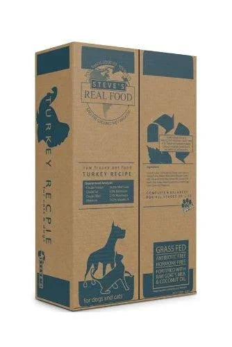 Steve’s Real Food BARF White Fish Bulk Patties Frozen Raw Dog Food
