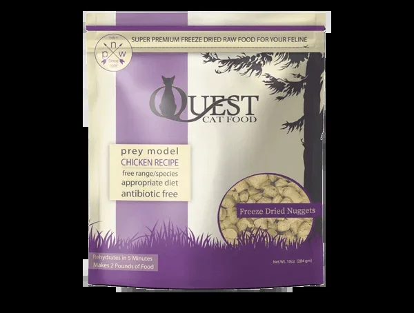 Steve’s Real Food Quest Freeze Dried Raw Chicken Recipe Food for Cats