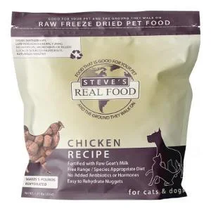 Steves Real Food Freeze Dried Chicken Dog/Cat 1.25lb