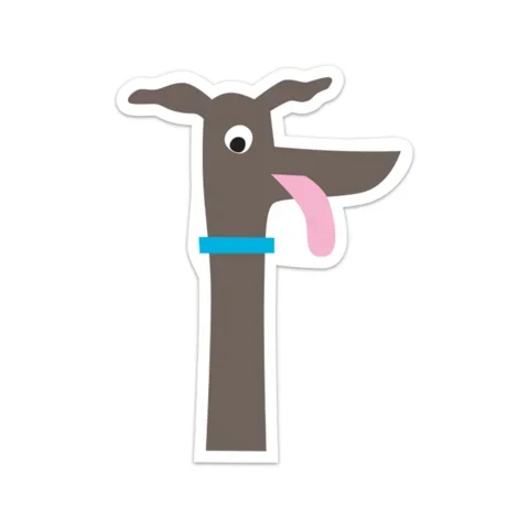 Sticker – Peeking Doggie