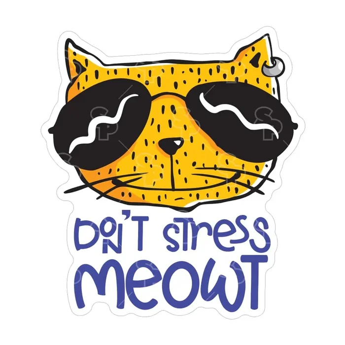 Sticker Pack Sticker SM- Don’t Stress Meowt