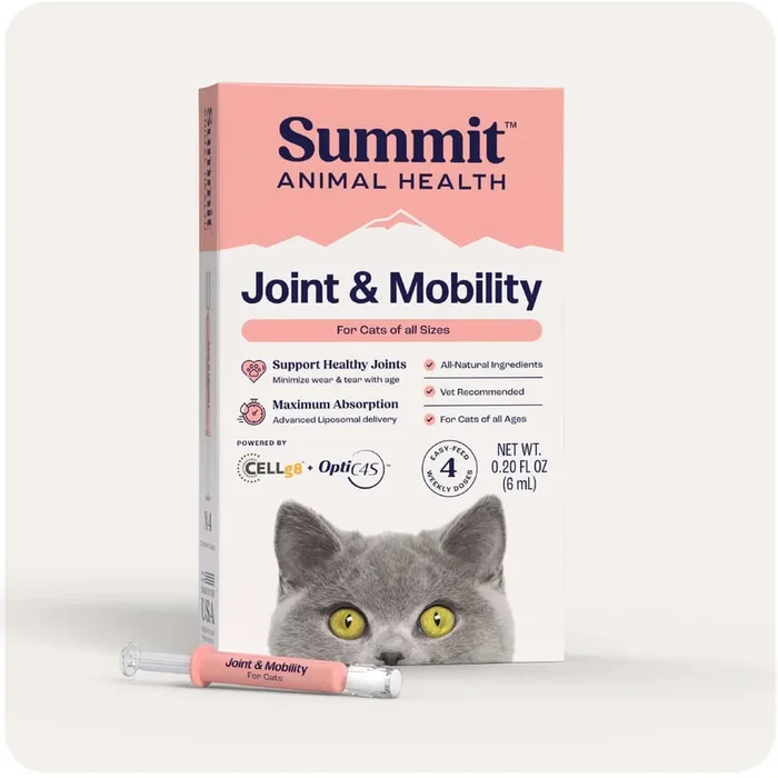 Summit Animal Health – Joint & Mobility Liquid for Cats, 6ml