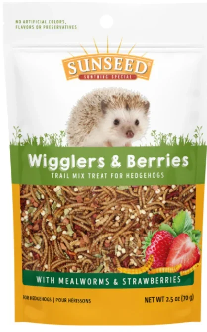 Sunseed Wigglers & Berries Trail Mix Hedgehog Treat