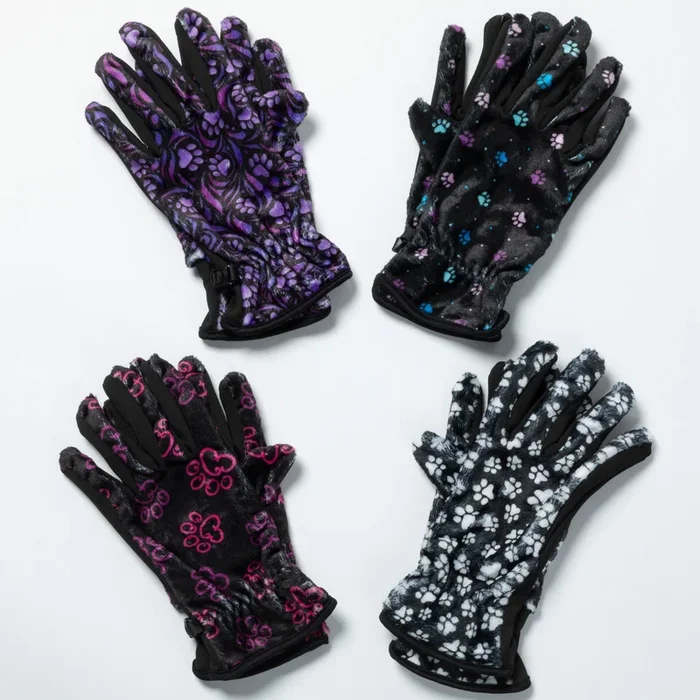 Super Cozy™ Paw Print Touch Screen Gloves