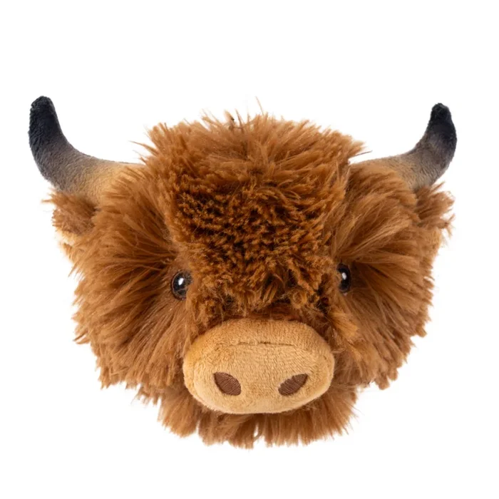 Tall Tails – Highland Cow 2-in-1 Fetch Ball Dog Toy