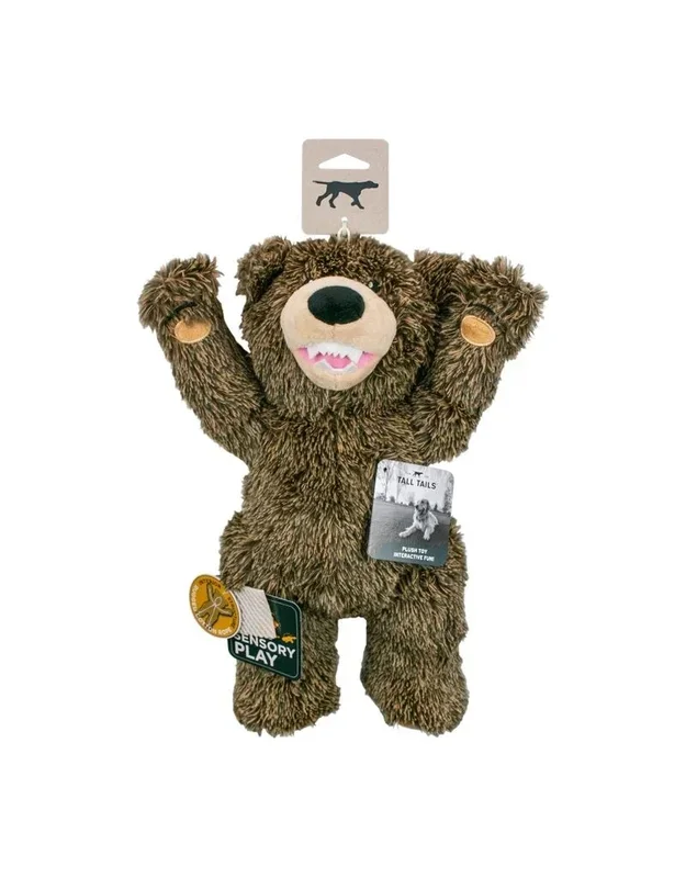 Tall Tails Rope Body Dog Toy- Grizzly : 14″