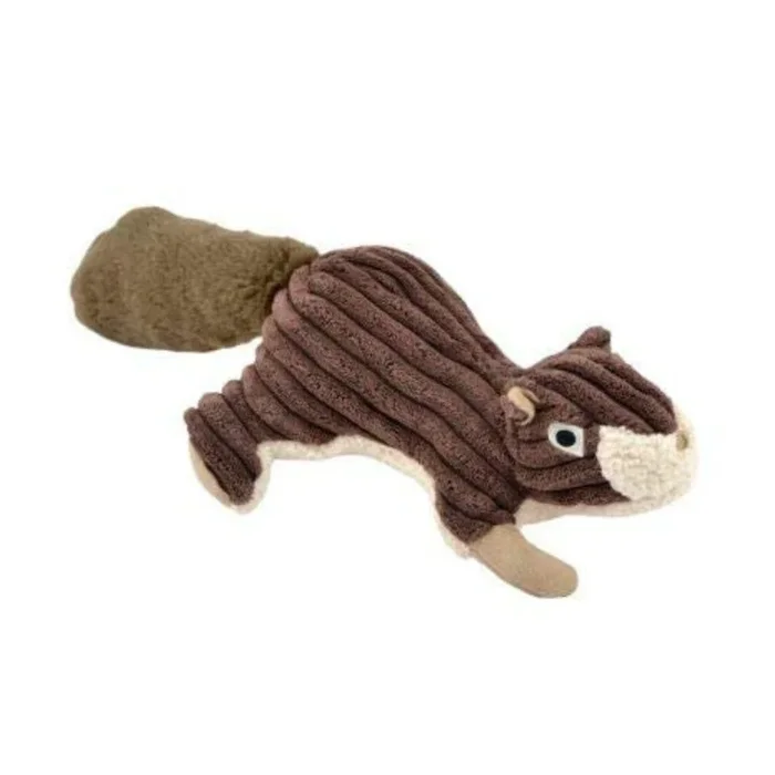 Tall Tails Squirrel with Squeaker – Brown