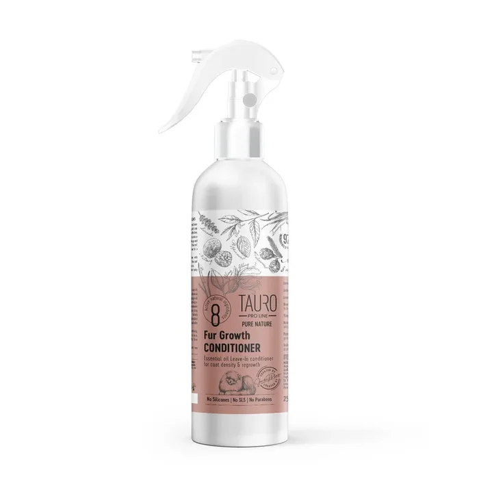 Tauro Pro Line Pure Nature Fur Growth Leave-In Prompting Conditioner Spray For Daily Pet Skin And Coat Care, Hair Regrowth