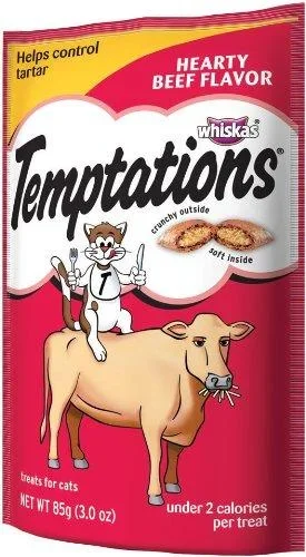 Temptations Hearty Beef Flavor Cat Treats (6.3-oz)