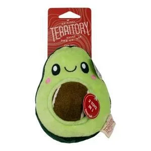 Territory Dog 2-in-1 Plush Avocado Toy 5.5″