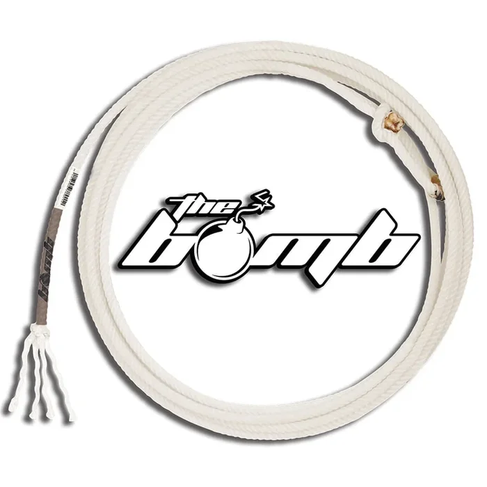 The Bomb 4-Strand Team Rope – Head & Heel Rope for Precision Roping
