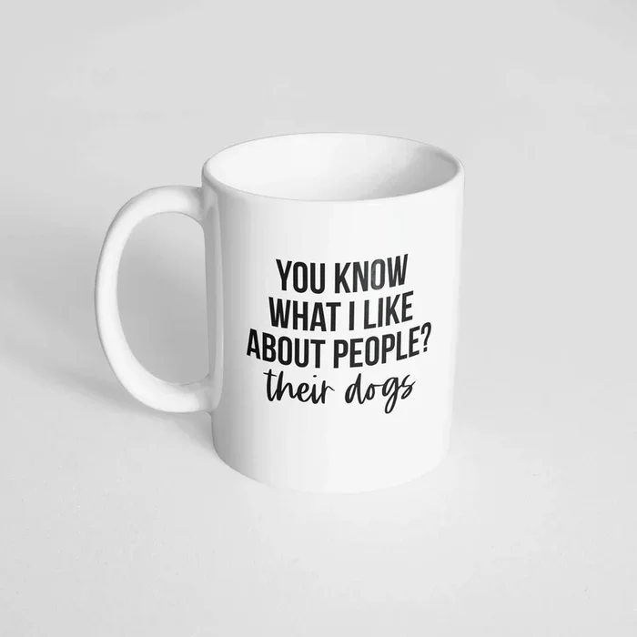 The Dapper Paw – What I Like About People Mug