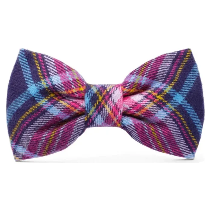 The Foggy Dog – Camilla Plaid Flannel Bow Tie