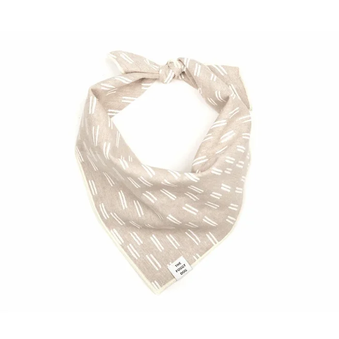 The Foggy Dog – Flax Lines Bandana