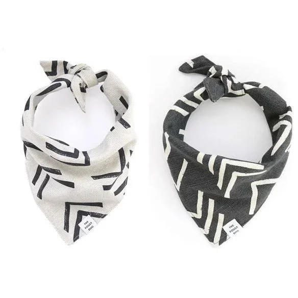 The Foggy Dog – Modern Mud Cloth Bandanas