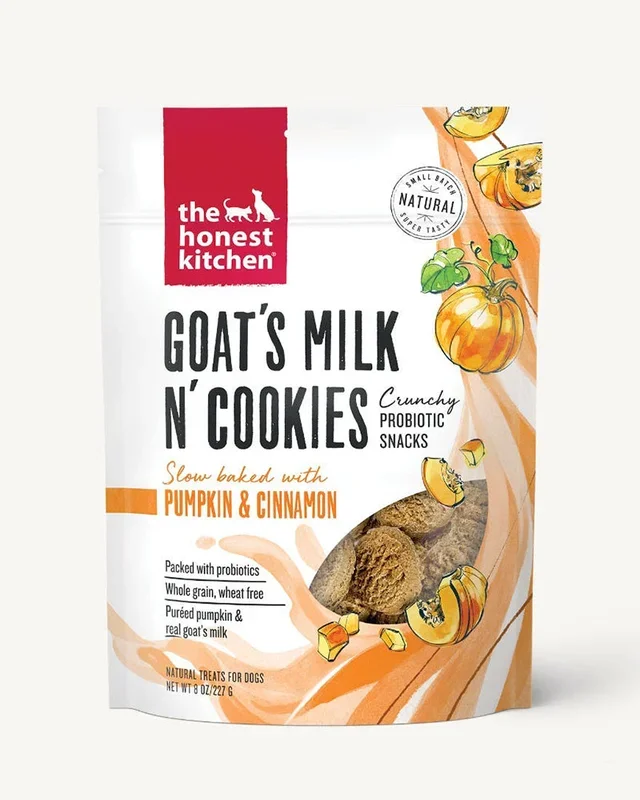 The Honest Kitchen Goat’s Milk N’ Cookies – Pumpkin & Cinnamon 8oz