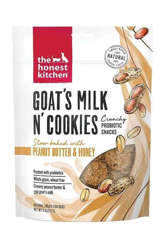 The Honest Kitchen Goat’s Milk N’ Cookies Peanut Butter and Honey Dog Treats
