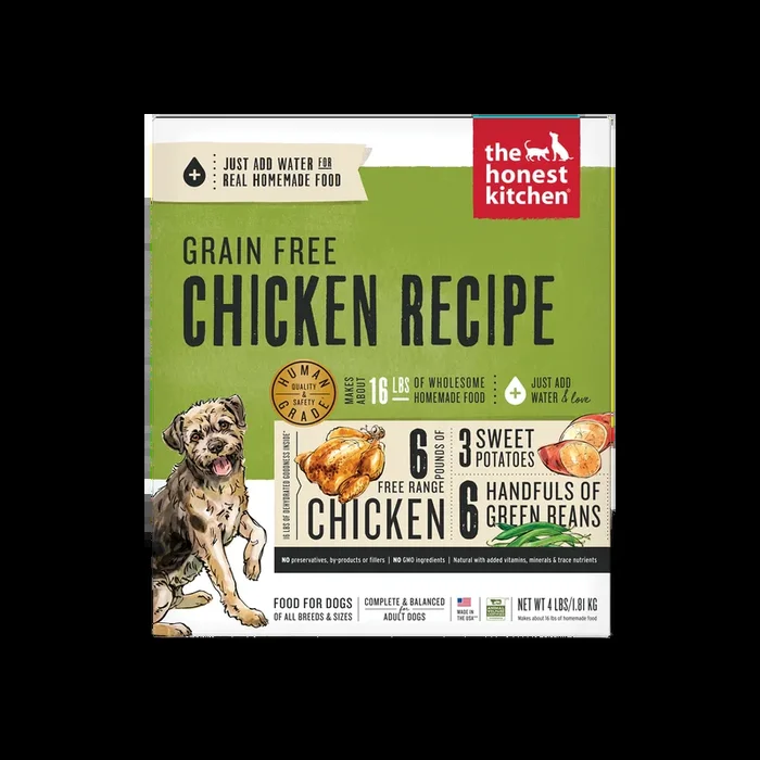 The Honest Kitchen Grain Free Dehydrated Dog Food – Chicken – 4lb
