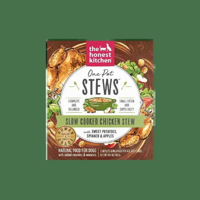 The Honest Kitchen One Pot Stew Chicken Sweet Potato Spinach Apple for Dogs