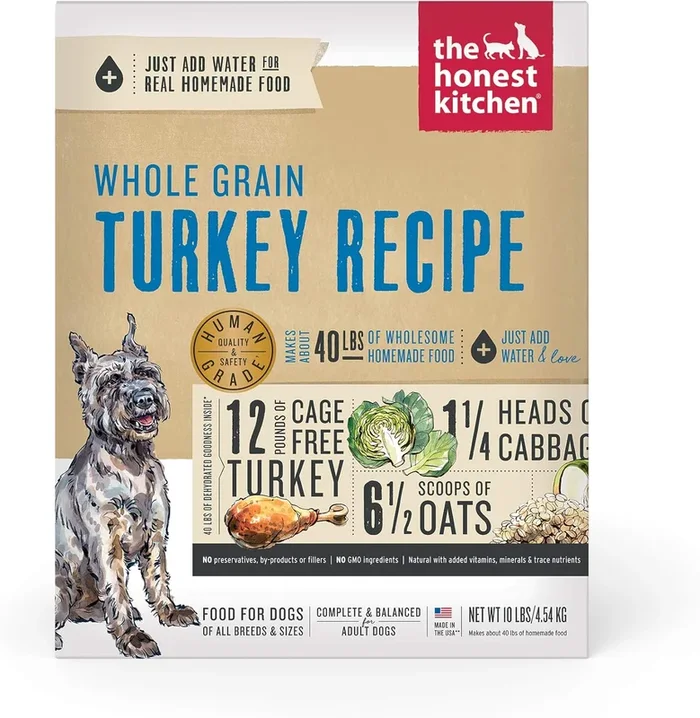 The Honest Kitchen Turkey & Whole Grain Dehydrated Human Grade Dog Food