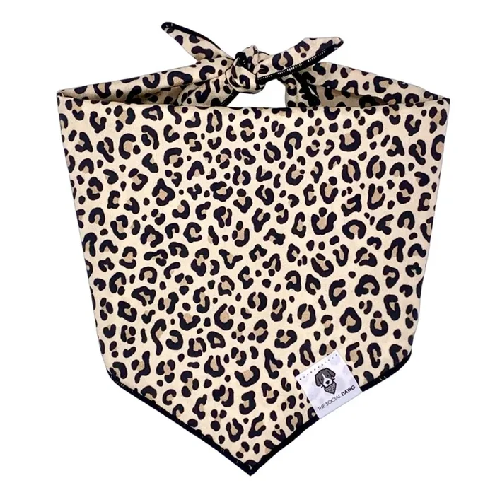 The Social Dawg – Bandana Leopard Tie-On