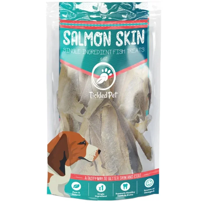 Tickled Pet Salmon Skins 6oz