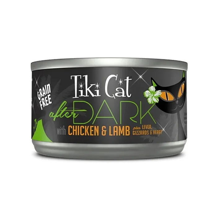 Tiki Cat After Dark Wet Cat Food – Chicken & Lamb Canned Cat Food 5.5oz