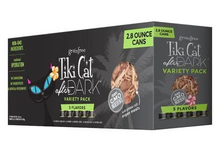 Tiki Cat Can After Dark GF Variety Pack 2.8 oz 12