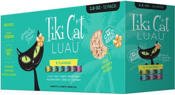 Tiki Cat Luau Queen Emma Variety Pack 12/2.8oz Cans