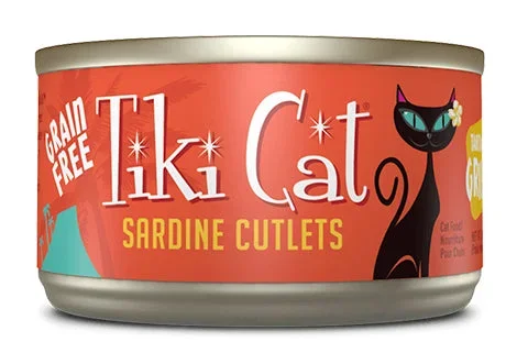 Tiki Cat Tahitian Grill Sardine Cutlets 2.8oz