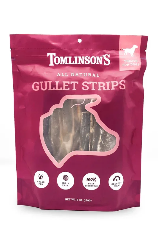 Tomlinson’s Beef Gullet Strips Dog Treats