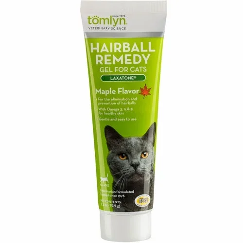 Tomlyn Hairball Remedy Gel Original Maple Flavor