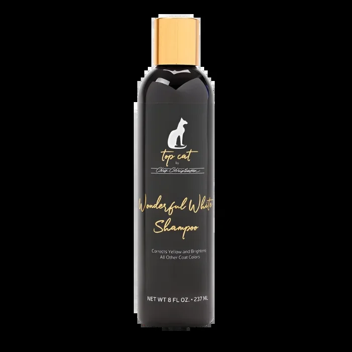 Top Cat Wonderful White Shampoo 8oz by Chris Christensen