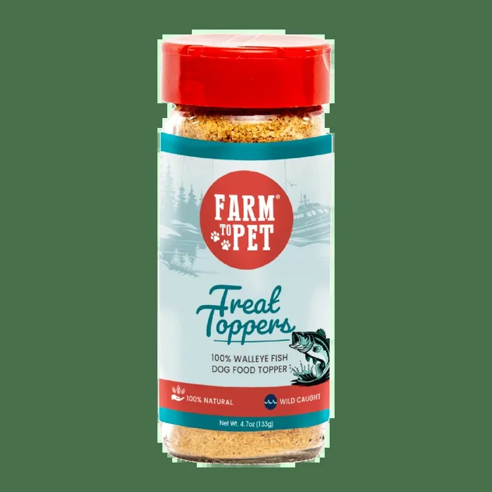 Treat Topper Fish Dog Food Topper | Low-Fat Meal Topper for Pets