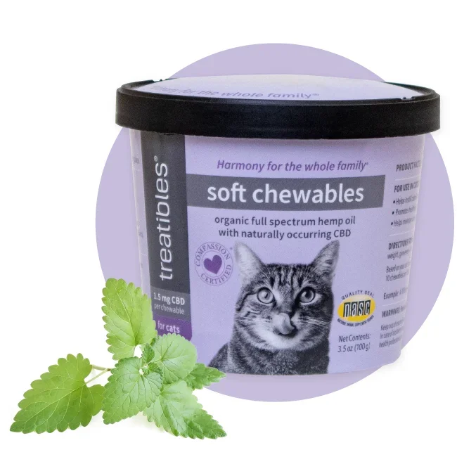 Treatibles 1.5mg CBD Soft Chews for Cats