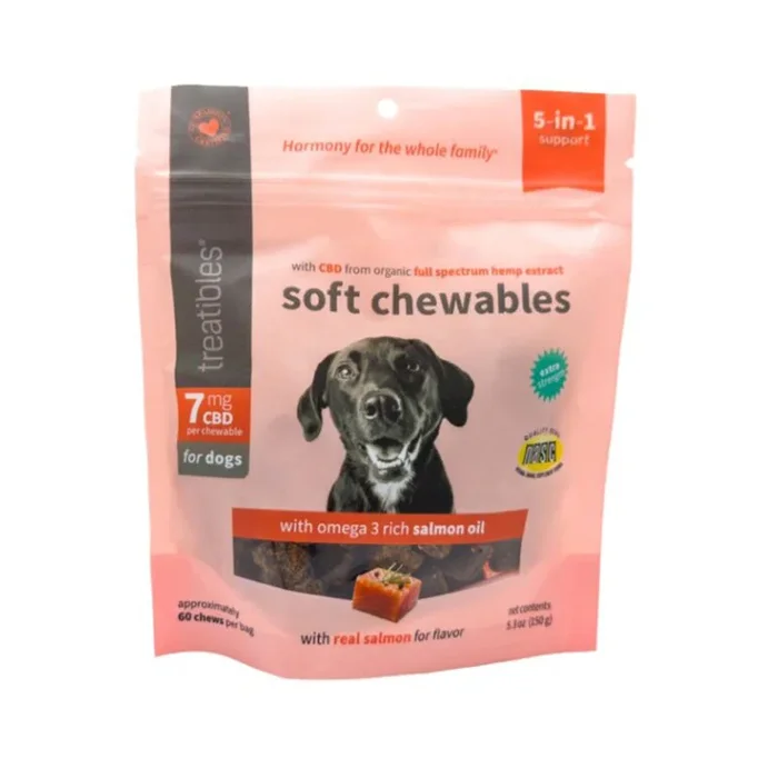Treatibles 7mg Extra Strength Soft Chew CBD Oil Treats (60ct)