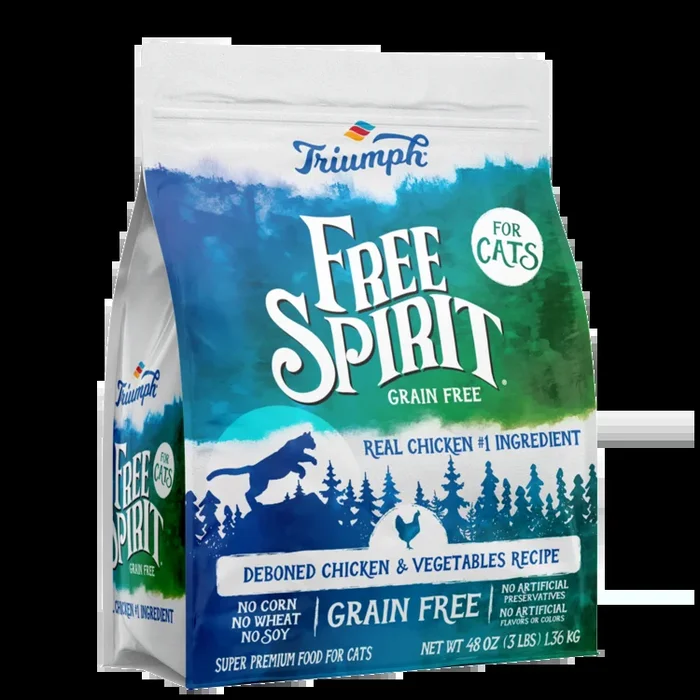 Triumph Free Spirit Grain Free Chicken And Vegetable Recipe Dry Cat Food
