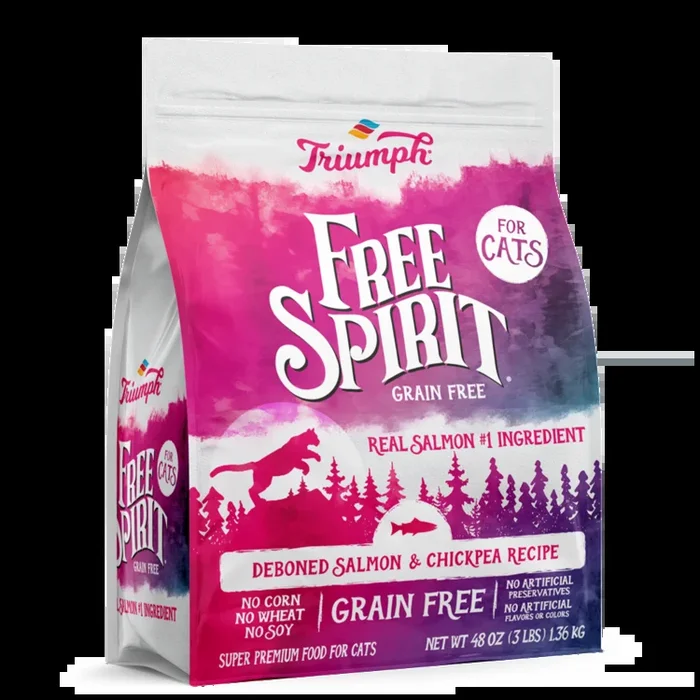Triumph Free Spirit Grain Free Salmon And Chickpea Recipe Dry Cat Food