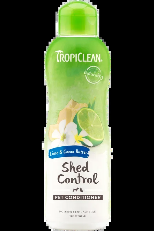 Tropiclean Lime And Cocoa Butter Shed Control Conditioner For Dogs And Cats, 20-oz