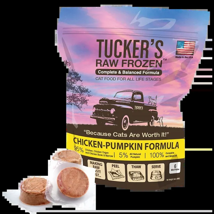 Tucker’s Chicken-Pumpkin Raw Frozen Cat Food